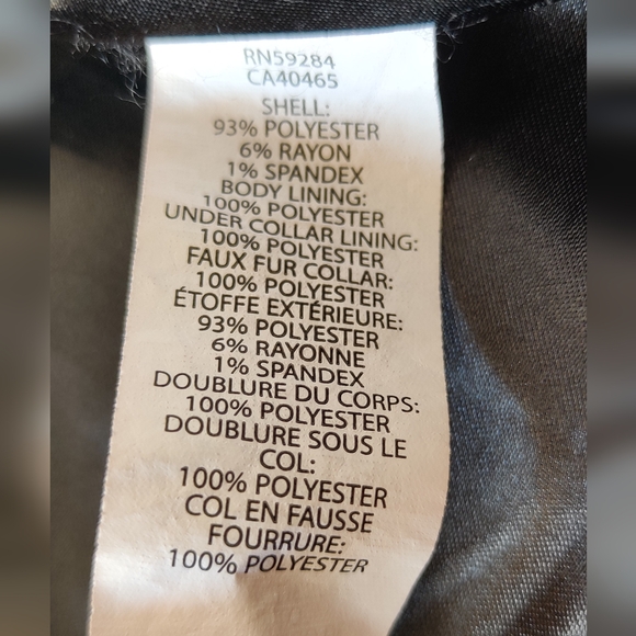 The Children's Place Toddler Girls Black Dress Coat w/ Bow on Back Size 3T - Picture 6 of 10